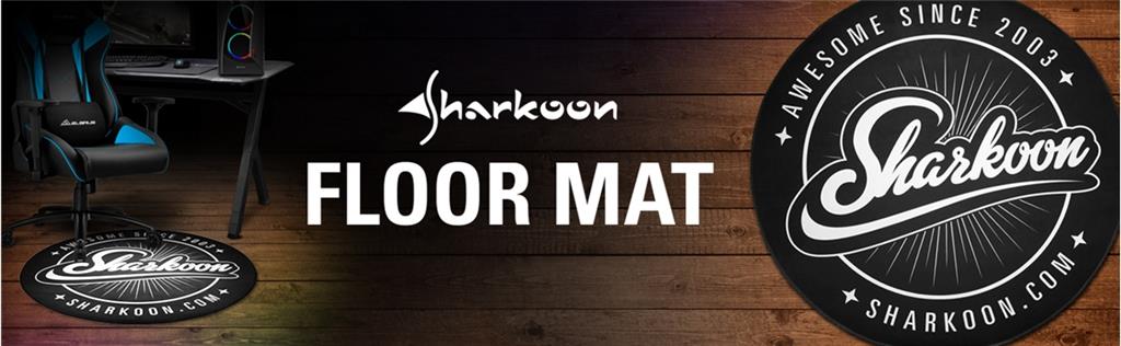 Sharkoon 120CM Round Mat Black - Keyboards and Mice