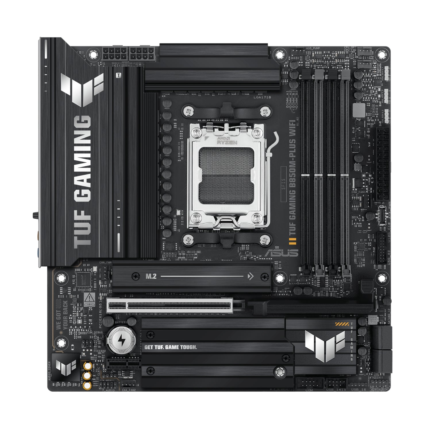 Asus TUF Gaming B850M-PLUS WIFI AM5 Micro ATX Gaming Motherboard