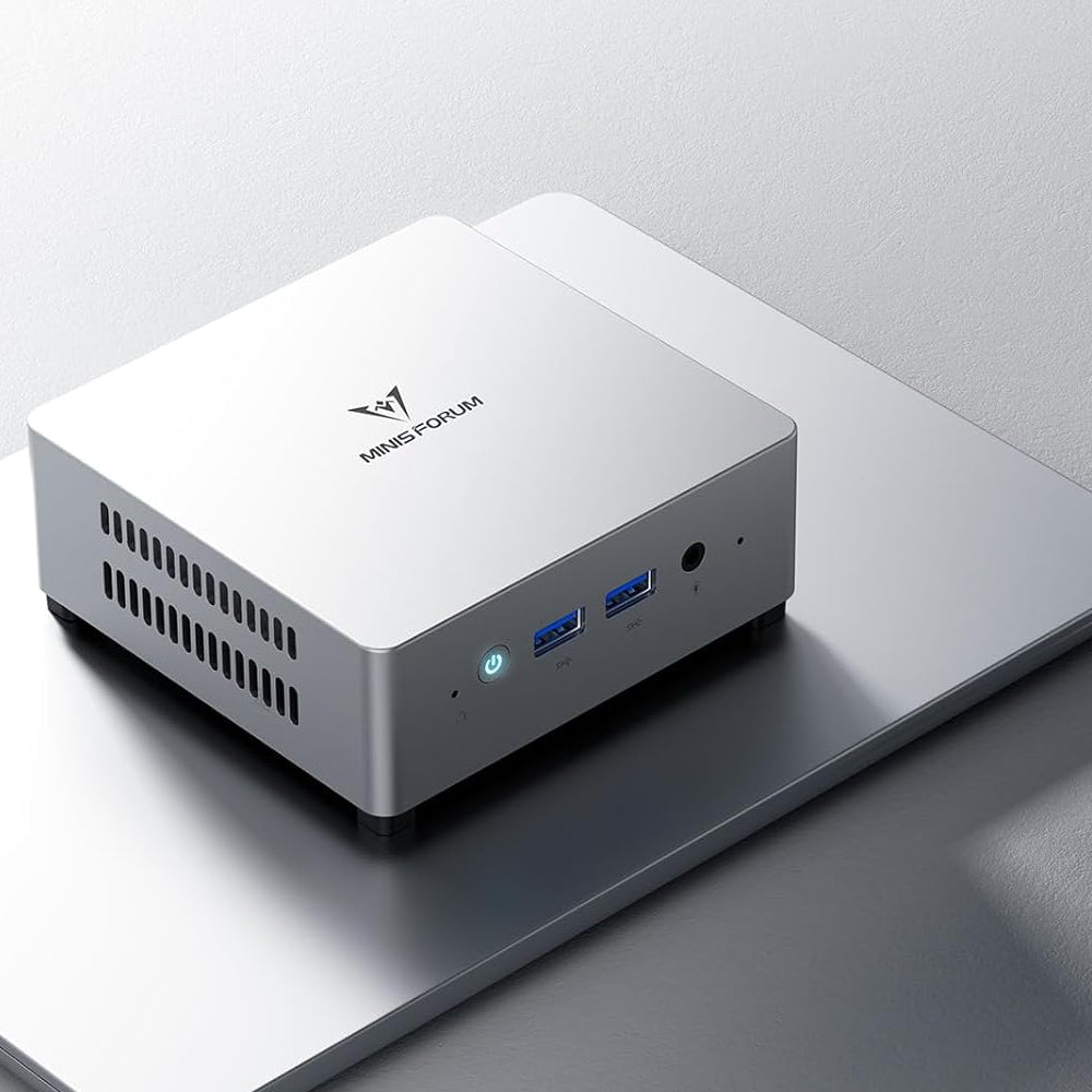 MINISFORUM UN100S Barebone Mini PC | Intel N100 CPU | DDR4 RAM Slot | M.2 SSD Support | Intel UHD Graphics | Windows 11