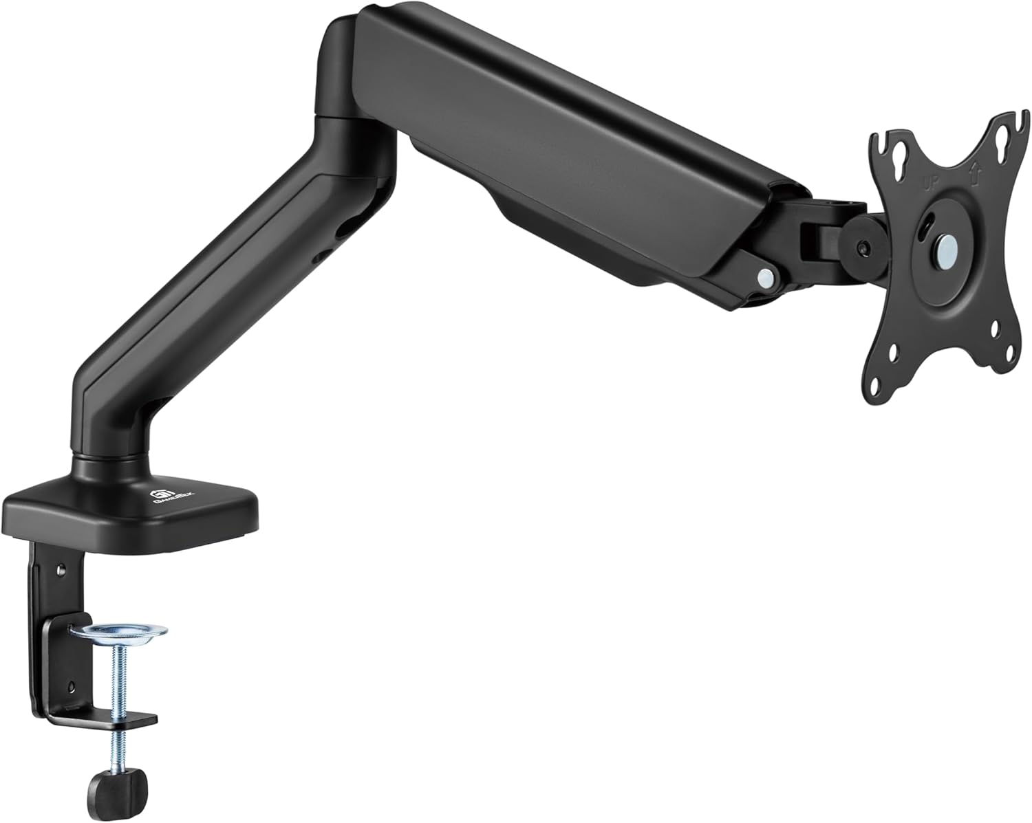 Unimount Spring-Assisted Monitor Arm Stand with cable management and adjustable tension.