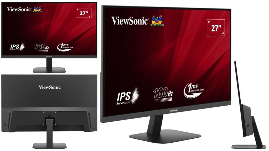 Viewsonic 27 Inch 2K IP Monitor with Built-In Speakers - Computer Monitors