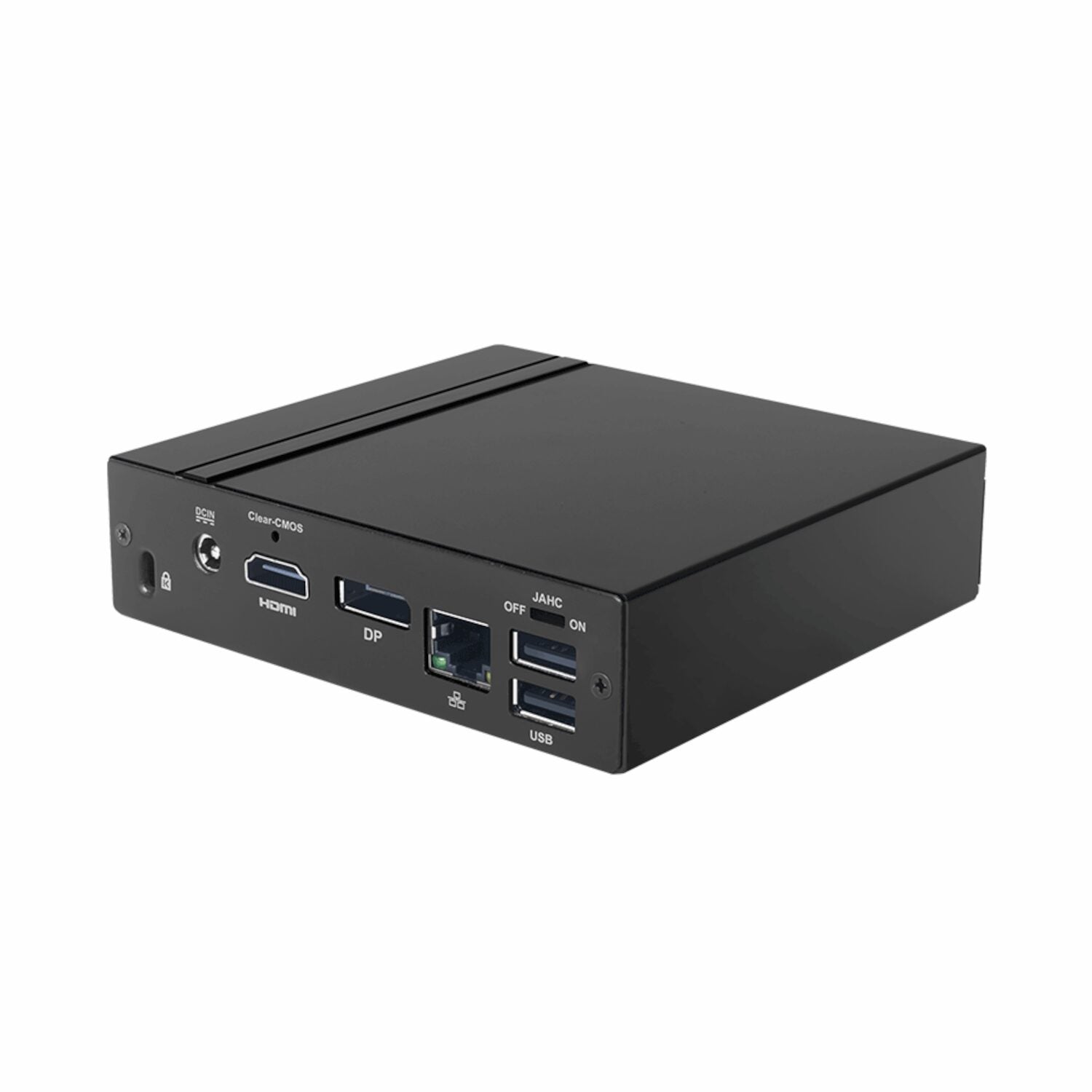 Giada VM23 Media Player | Intel Celeron N3350/N3450 | 4GB RAM | 64GB eMMC + mSATA | Intel HD 500 GPU | Dual 4K Displays | Win 10/Linux