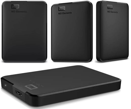 Western Digital 1TB Elements Black 2.5’’ External - Hard Drives/Storage