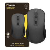 WINX CLICK Easy 1600DPI 2.4GHz Wireless Mouse - Black