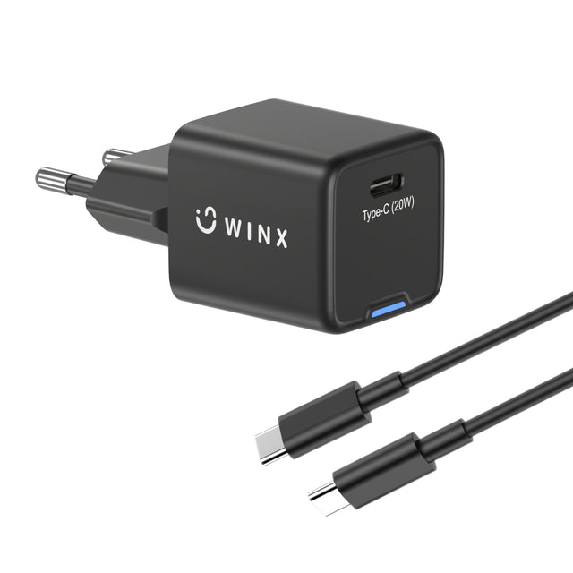WINX POWER Essential Type-C 20W GaN Wall Charger