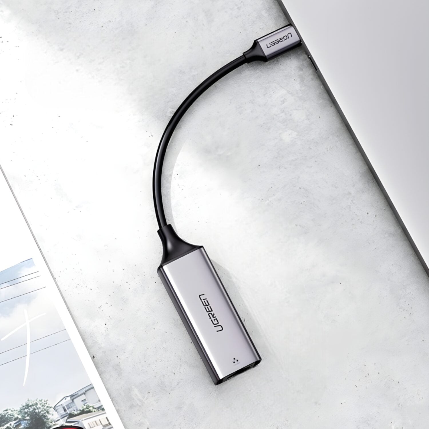 UGREEN CM199-50737 Type-C to Gigabit Ethernet Adapter - Silver