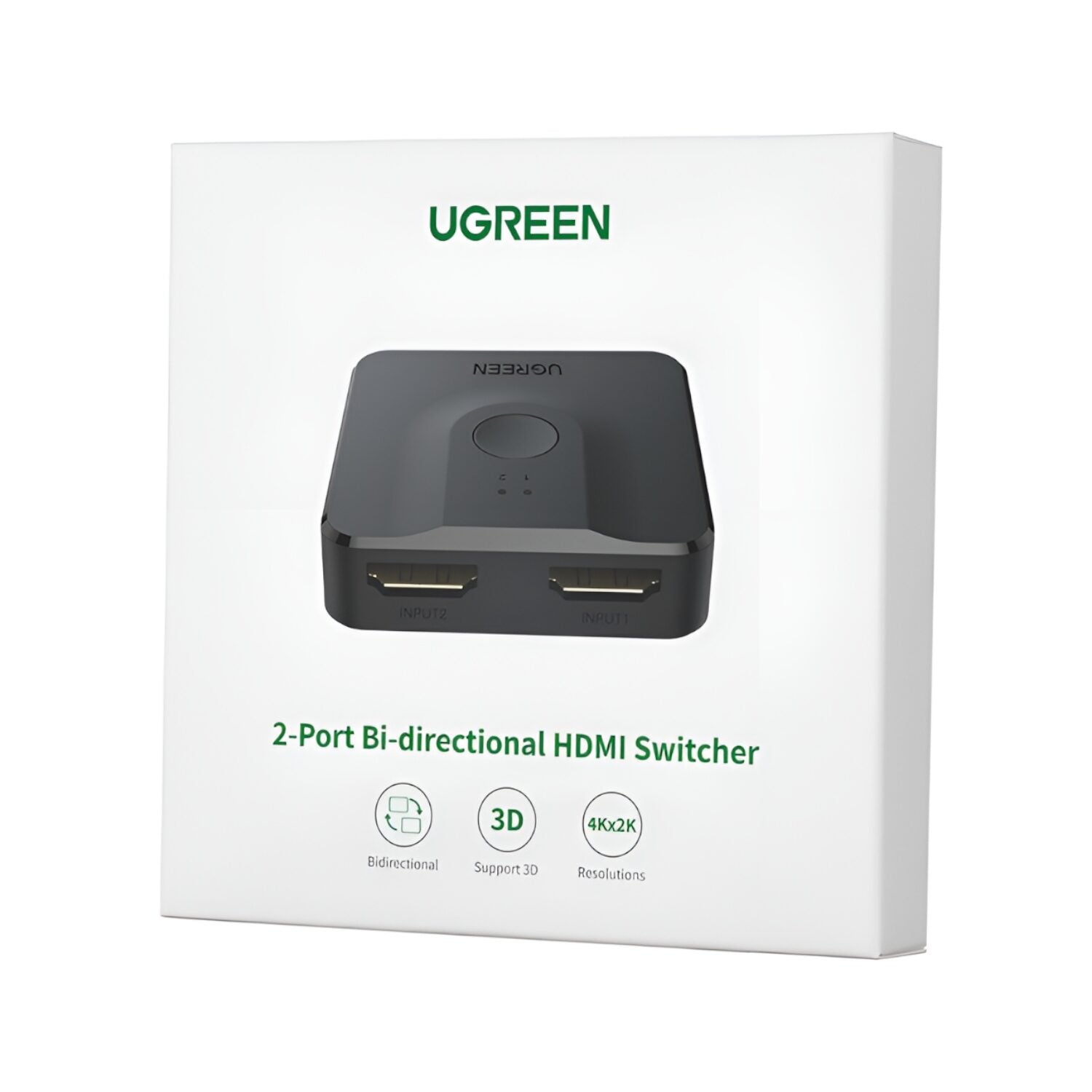 UGREEN CM217-50966 2-in-1 Bi-Directional 4K HDMI Switcher - Black