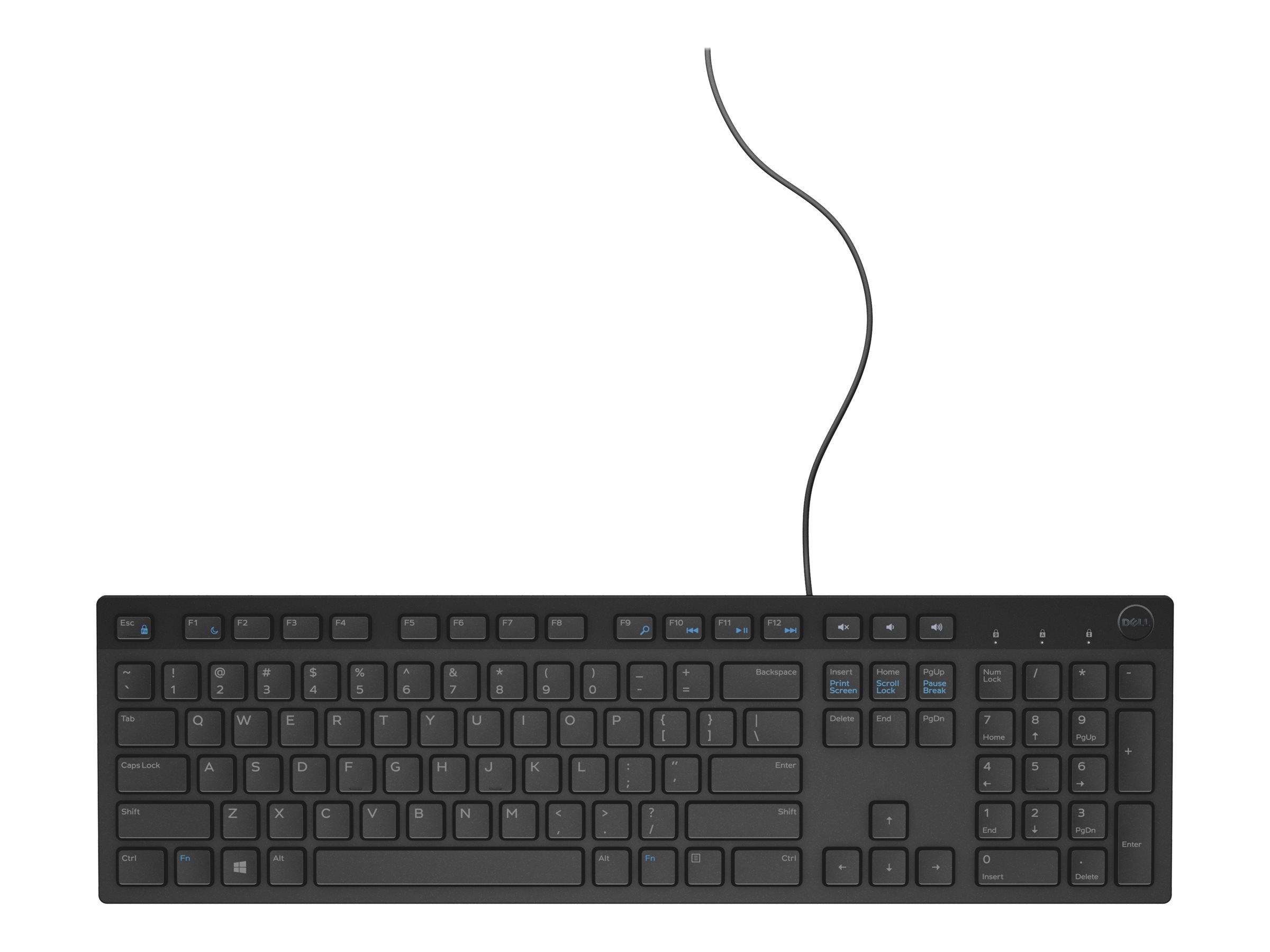 Dell Wired Keyboard - KB216 - US International (QWERTY) - Black