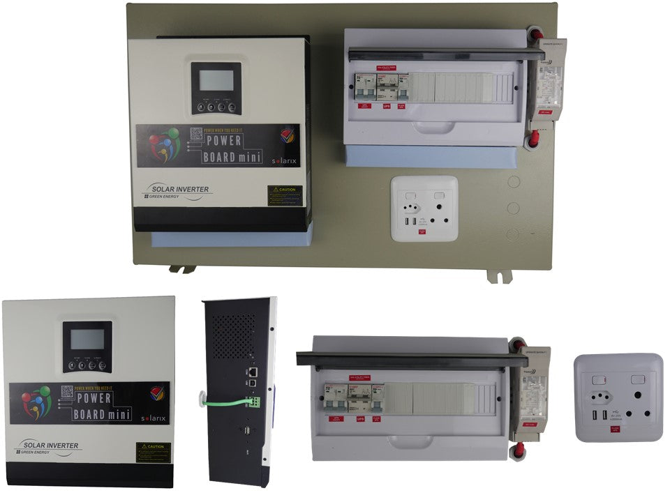 Solarix Esener 3KVA 24VDC Inverter And Semi Plug - Renewable Power Solutions
