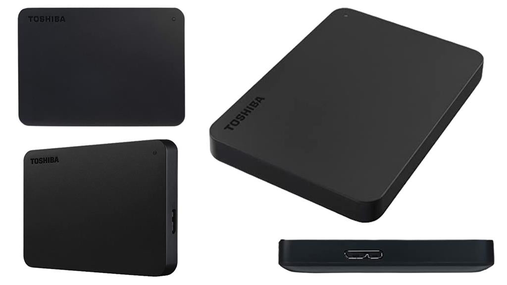 Toshiba 1TB Canvio Basics USB 3.0 Portable Hard - Hard Drives/Storage