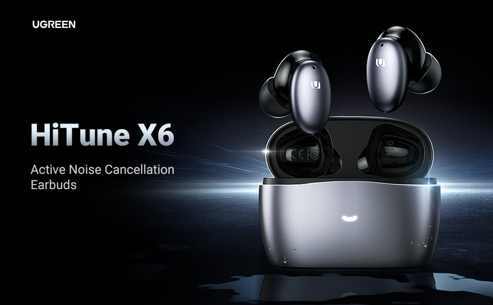 Ugreen HiTune X6 Hybrid Active Noise Cancelling - Headphones