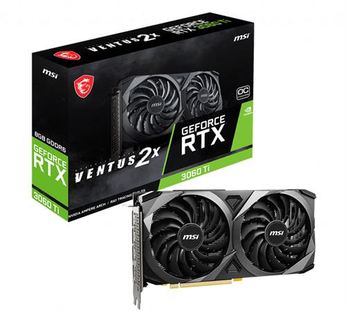 MSI Nvidia GeForce RTX 3060 Ti 8G Graphics Card - Computer Graphic Cards