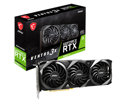MSI Nvidia GeForce RTX 3060 TI Ventus 3X 8G OC - Computer Graphic Cards
