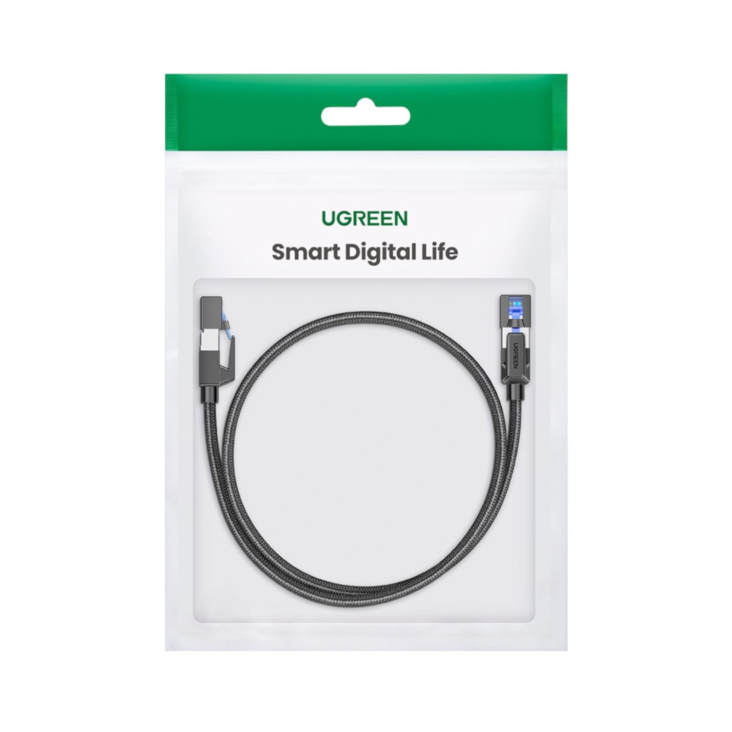 UGREEN Cat8 Nylon Braided Ethernet Cable - 40Gbps with Modular Plugs - 2m