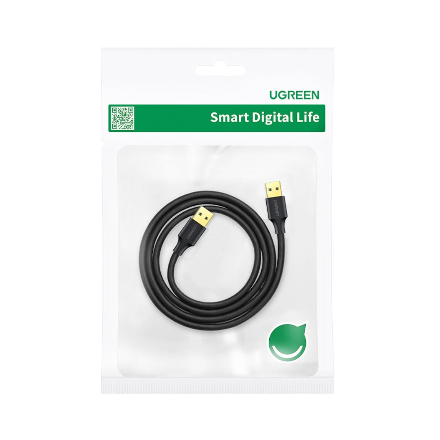 UGREEN USB 3.0 Male to Male Cable, with 5Gbps Data Transfer - 2m